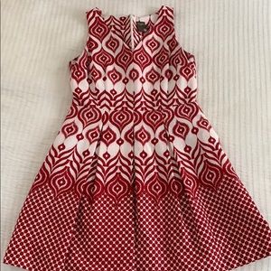 Taylor Red A-line Dress